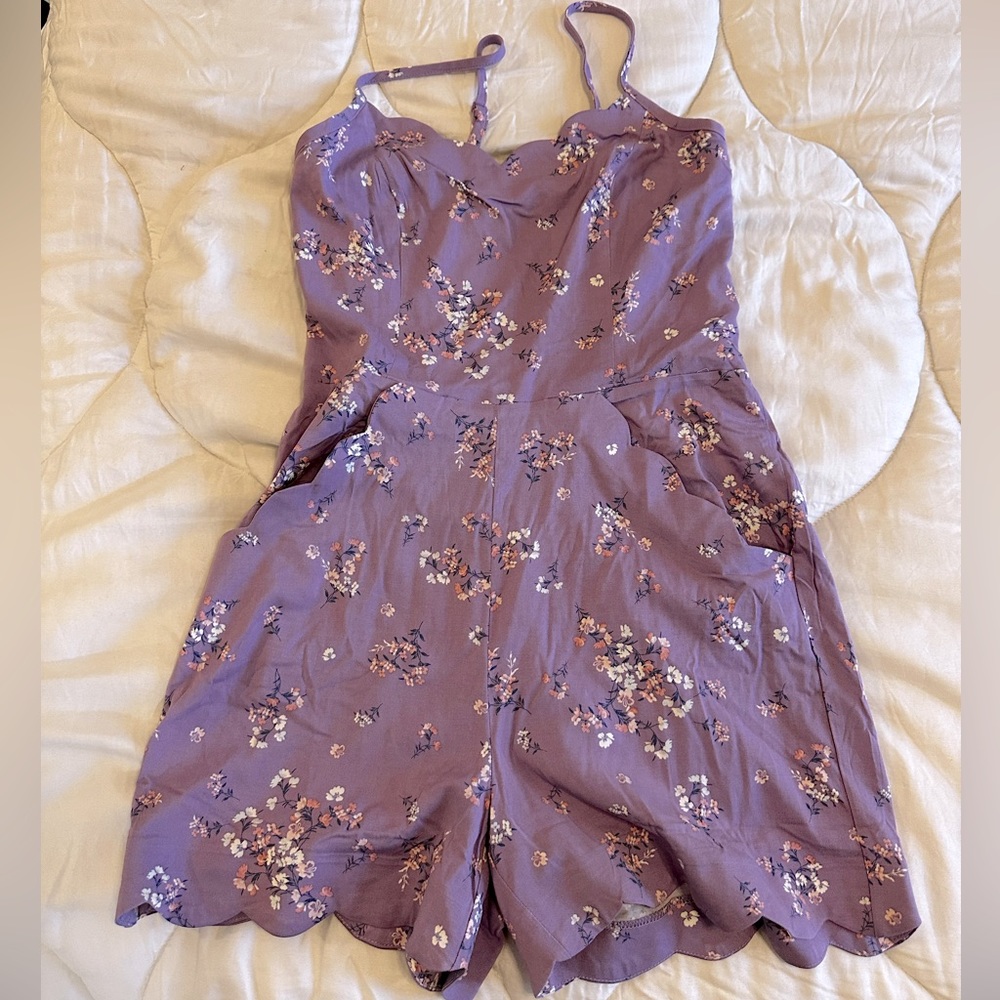 Spaghetti strap romper, new never worn.